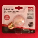Ampoule Sphère LED E27 mate