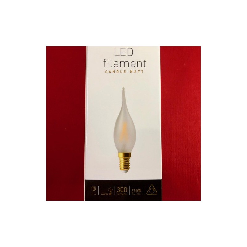 Ampoule flamme LED pour lustre GS4