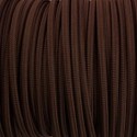 Cable electrique teflon tissu marron