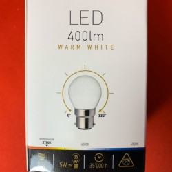 Ampoule LED baÏonnette sphère B22