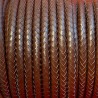 Cable electrique recouvert de cuir marron